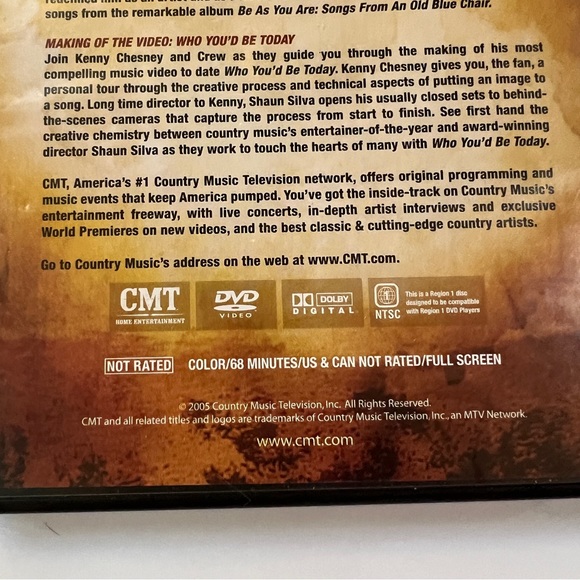 Kenny Chesney In Concert Music Video DVD Plus 68 Minutes EUC - Picture 6 of 6